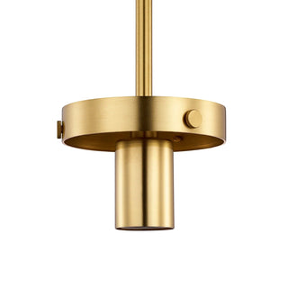 24' Luxe Satin Brass Glass Holder (240V)
