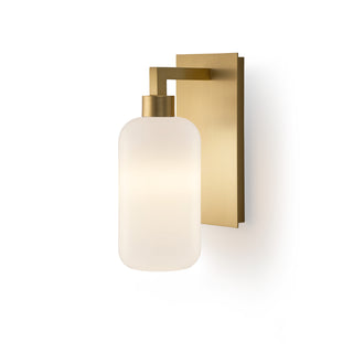 Helio Opalia Sconce - Satin Brass