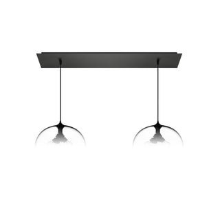 Matte Black Linear-2 Large Canopy