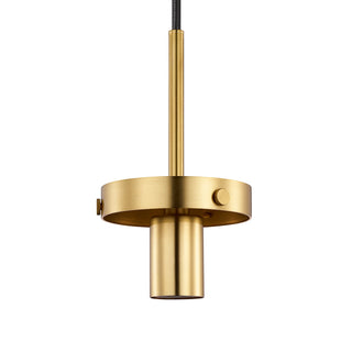 24' Luxe Satin Brass Glass Holder