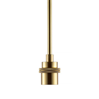 5' Luxe Satin Brass Rigid Stem
