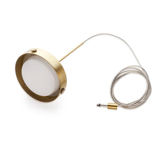 Satin Brass Low Voltage Cord Set