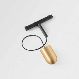 Placebo Track 48V Suspended Up 2.4 1x LED 1800-3000K WD - Champagne Brushed Anodised