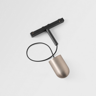 Placebo Track 48V Suspended Up 2.4 1x LED 1800-3000K WD - Silver Bronze Brushed Anodised