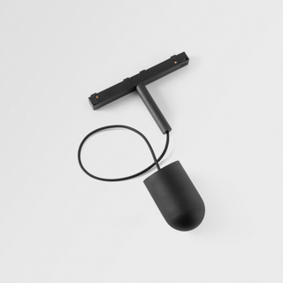 Placebo Track 48V Suspended Up 2.4 1x LED 1800-3000K WD - Black Structure