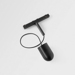 Placebo Track 48V Suspended Up 2.4 1x LED 1800-3000K WD - Black Brushed Anodised