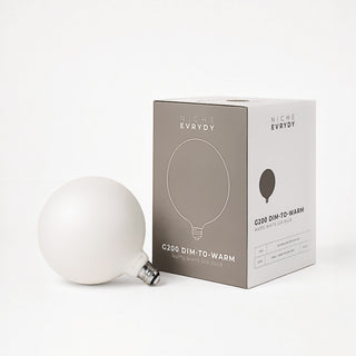 G200 Globe Dim-to-Warm Matte White (120V)