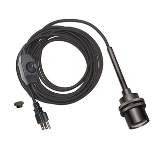 24' Luxe Graphite Swag Cord Set with Dimmer (120V)