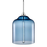 Sapphire Bell Jar Pendant Light