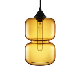 Pinch Glass - Amber