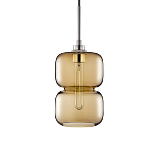 Smoke Pinch Pendant Light