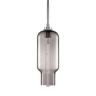 Gray Pharos Pendant Light with Polished Nickel Luxe Cord Set