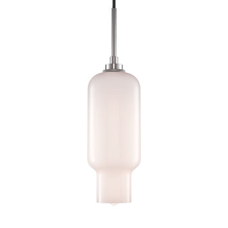 Opaline Pharos Pendant Light with Polished Nickel Luxe Cord Set