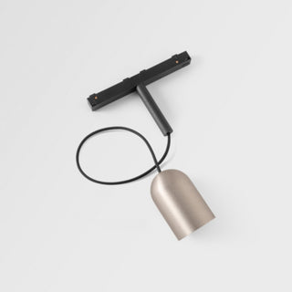 Placebo Track 48V Suspended Down 2.4 1x LED 1800-3000K WD - Silver Bronze Brushed Anodised