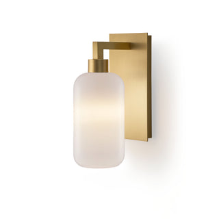 Helio Opalia Sconce - Satin Brass