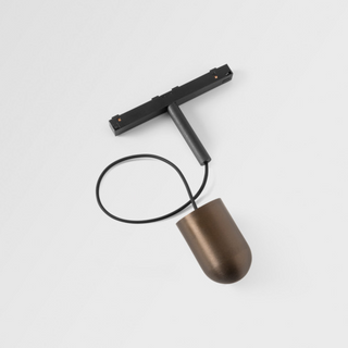 Placebo Track 48V Suspended Up 2.4 1x LED 1800-3000K WD - Bronze Brushed Anodised