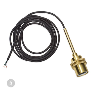 4' Luxe Cord Set in Satin Brass