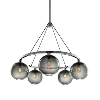 Gray Solitaire Chandelier