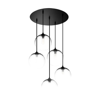 Matte Black Circular-5 Canopy