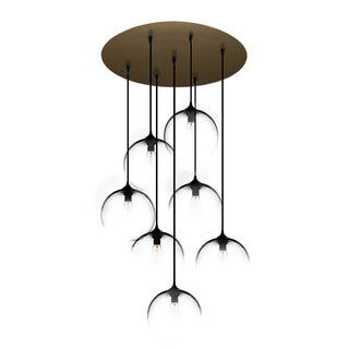 Antiqued Brass Circular-7 Canopy