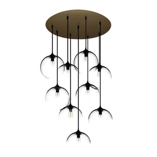 Antiqued Brass Circular-9 Canopy