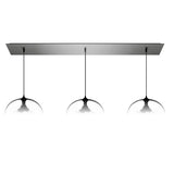 Brushed Stainless Linear-3 Large Canopy