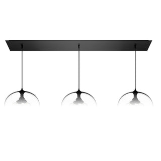 Matte Black Linear-3 Large Canopy