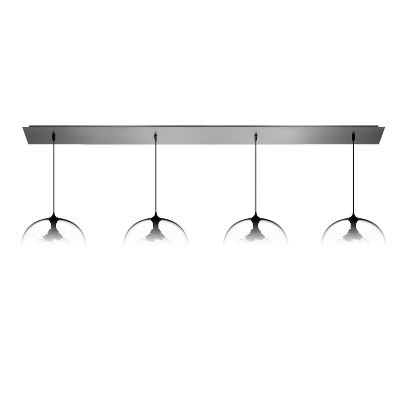 Brushed Stainless Linear-4 Large Canopy