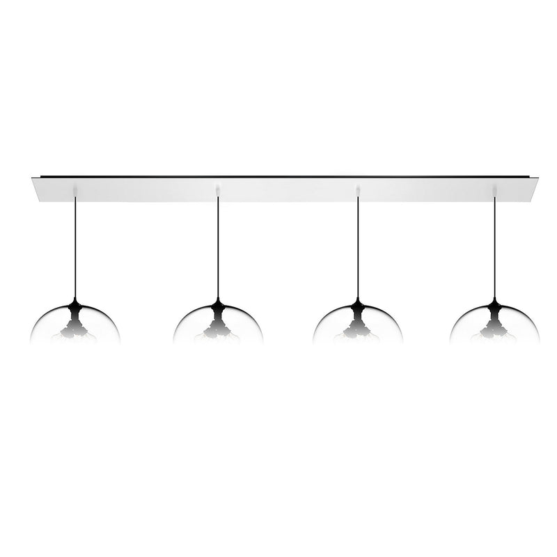 Matte White Linear-4 Large Canopy