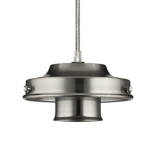 12' Brushed Nickel Glass Holder