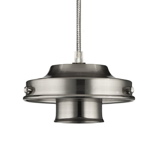12' Brushed Nickel Glass Holder - 240V