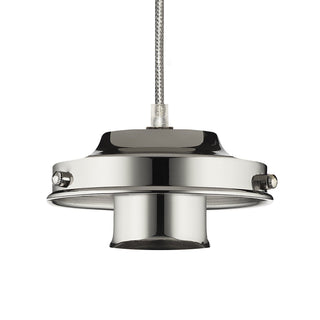 12' Polished Nickel Glass Holder - 120V