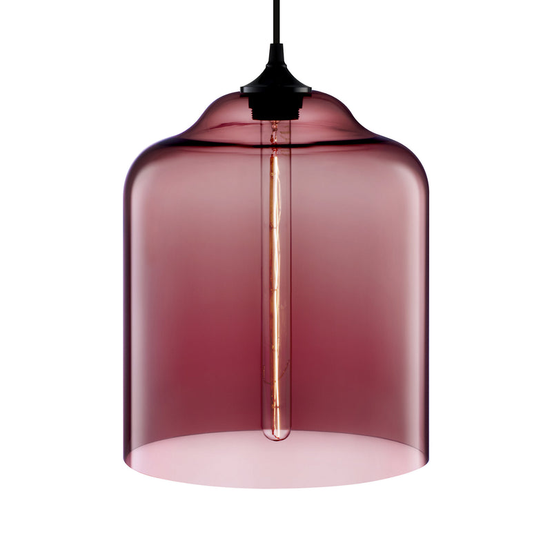 Plum Bell Jar Pendant Light