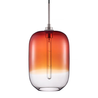 Cardinal Ombra Balon Pendant Light with Polished Nickel Luxe Cord Set