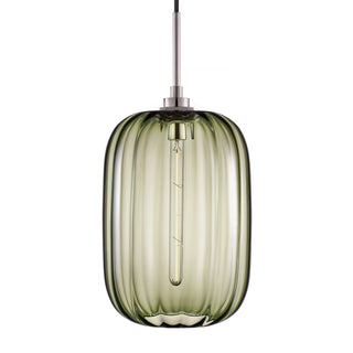 Moss Optique Balon Pendant Light with Polished Nickel Luxe Cord Set