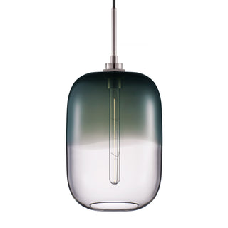 Storm Ombra Balon Pendant Light with Polished Nickel Luxe Cord Set