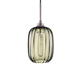 Moss Optique Balon Pendant Light with Polished Nickel Luxe Cord Set