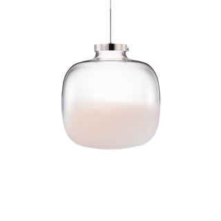 Brava Wide Opaline + Crystal Pendant