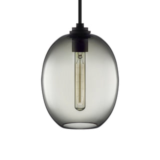 Gray Ellipse Petite Pendant Light
