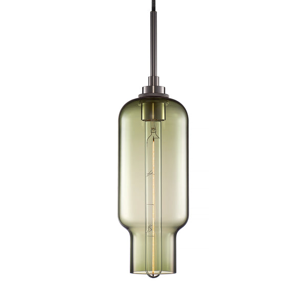 Moss Pharos Pendant Light with Polished Nickel Luxe Cord Set