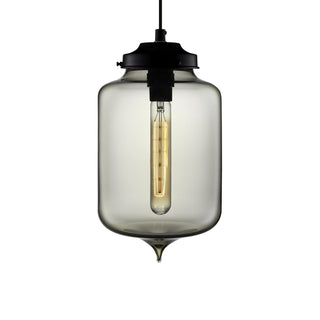 Gray Turret Pendant Light
